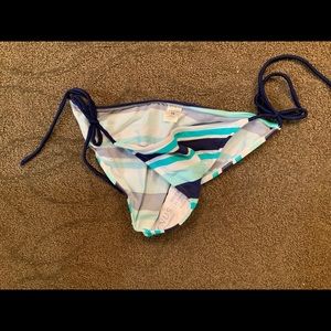 Venus Blue striped bikini bottom new with tags